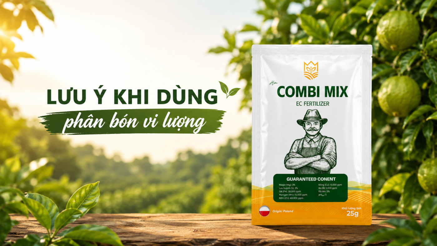Lưu ý khi dùng phân bón vi lượng cùng Aligo